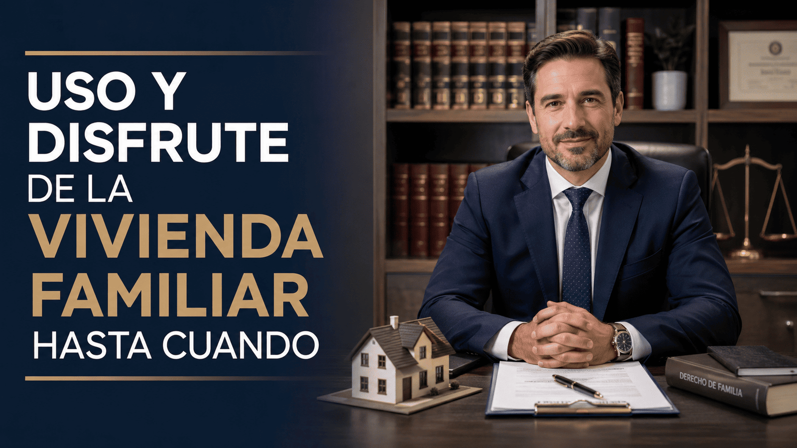 uso y disfrute de la vivienda familiar hasta cuando